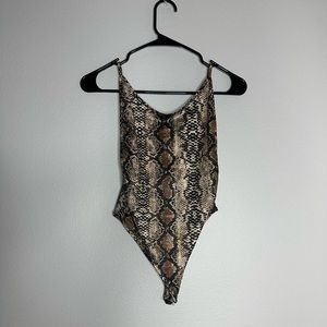 Snake skin bodysuit